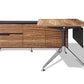 90 Degree Executive Desk with Credenza Return