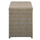 Outdoor 5 Piece Sofa Set Brown Wicker 