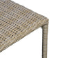 Outdoor 5 Piece Sofa Set Brown Wicker 