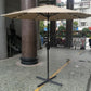 Outdoor Hanging Umbrella with LED Lights  9 and 10 Feet
