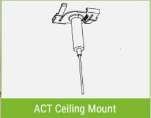 Echodeco 3/4" Acoustic Ceiling Baffles-Angle Design 48-96"W