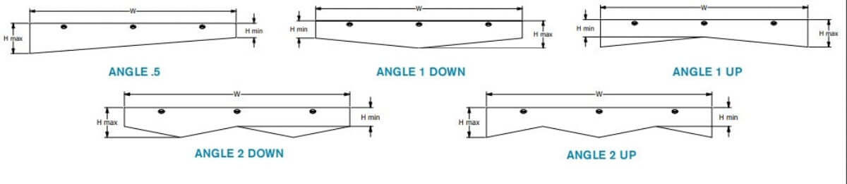 3/4" Acoustic Ceiling Baffles-Angle 0.5 Same & Alternating Design 48"