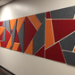 EchoDeco 85% Acoustic Wall Tile Trapezoid & Square Shapes