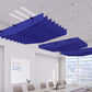 3/4" Acoustic Ceiling Baffles-Angle 0.5 Same & Alternating Design 48"