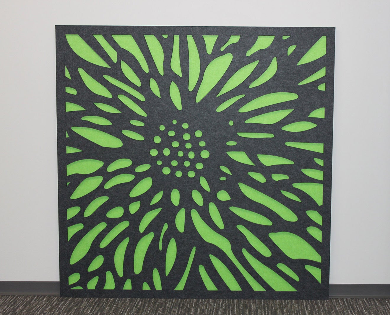 EchoDeco 85% Acoustic Design Wall Panel Back with Solid Panel 47"W