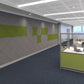 Duplex Wall Room Divider Modular Panels | Clear & Frosted Acrylic