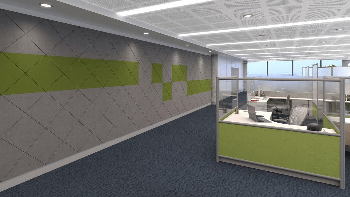 Duplex Wall Room Divider Modular Panels | Clear & Frosted Acrylic