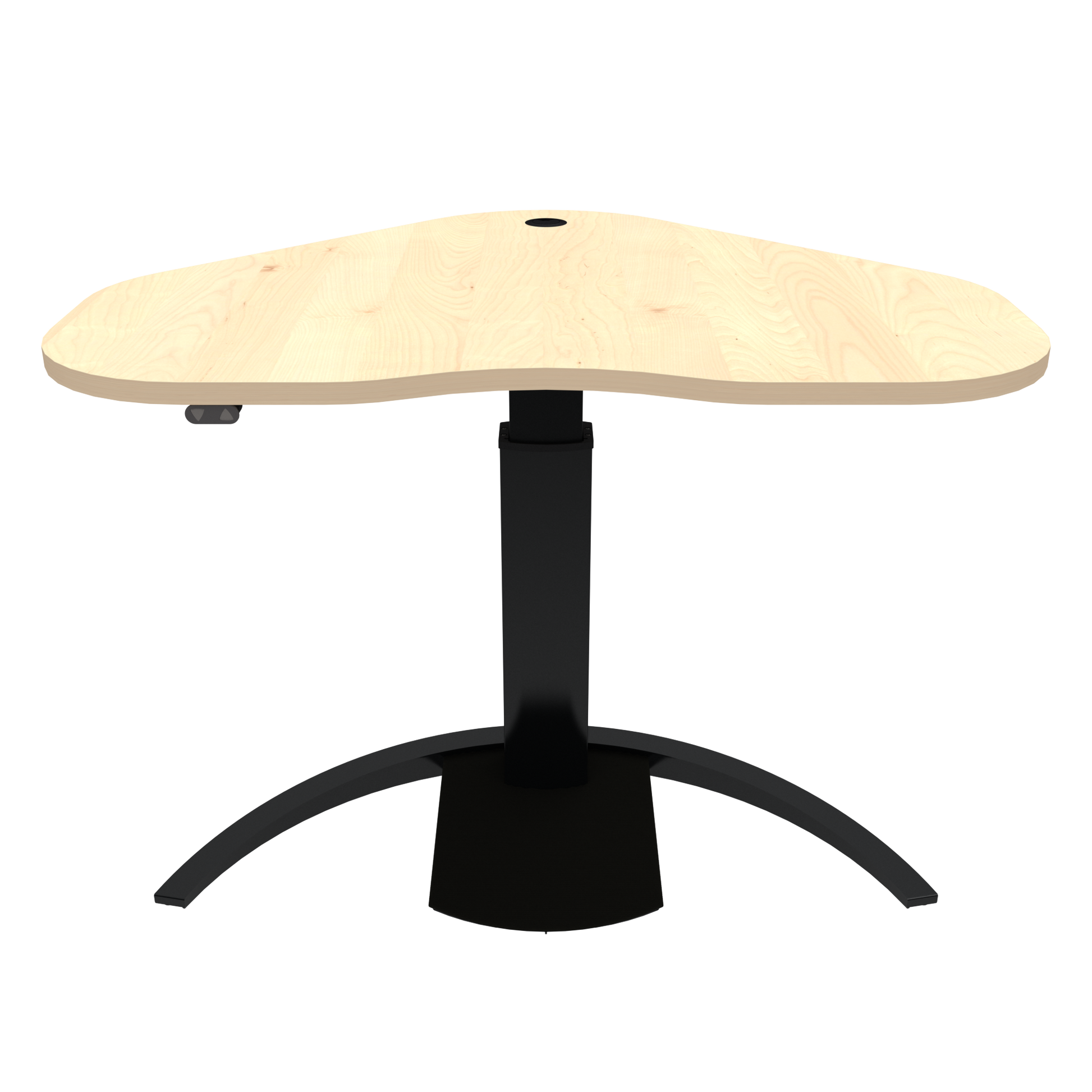 Electric Standing Desk Single Column Frame with Anti Skid Pad