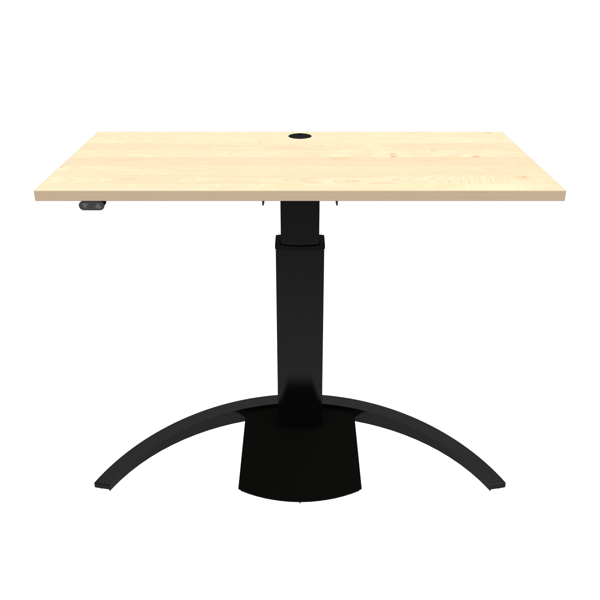 Electric Standing Desk Single Column Frame with Anti Skid Pad