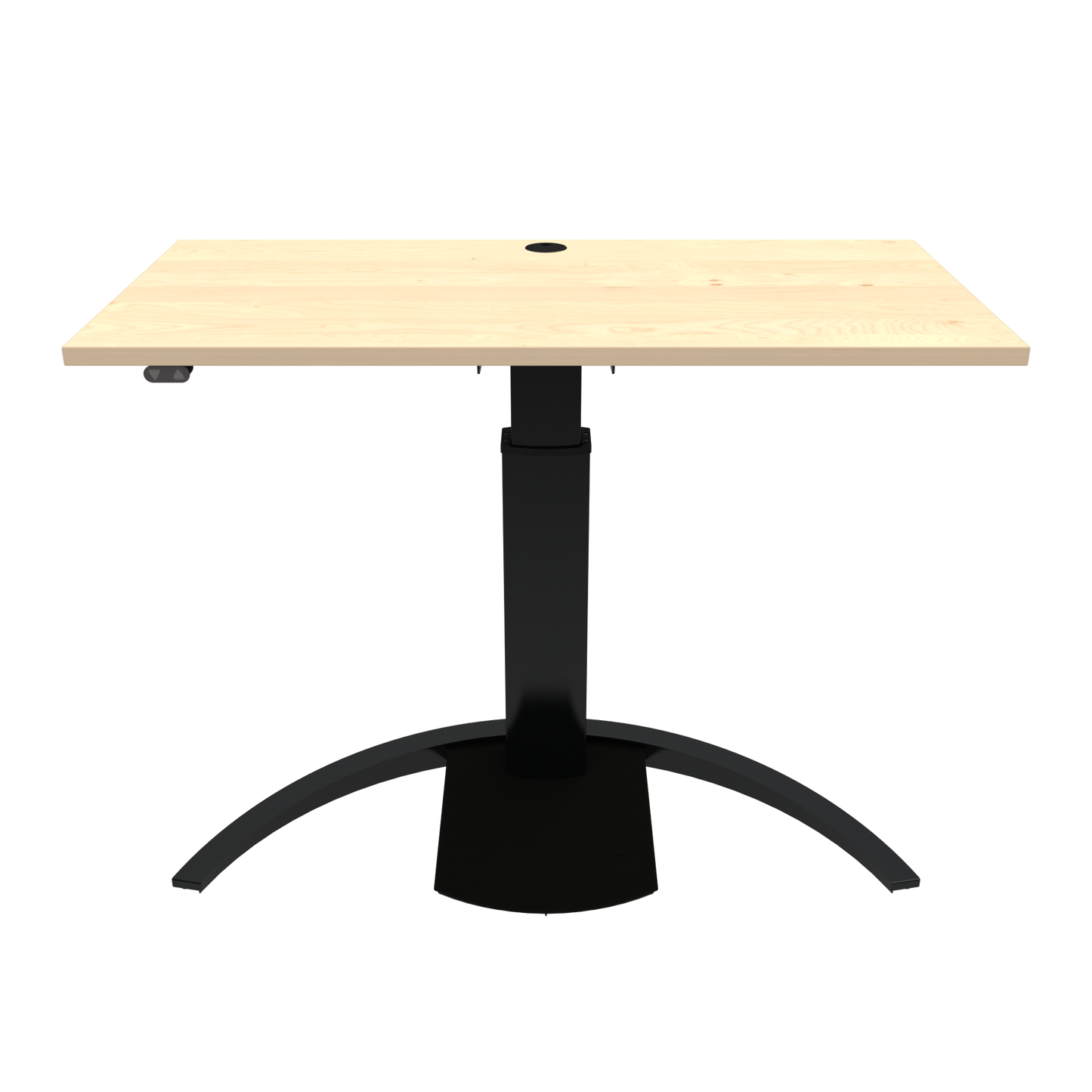 Electric Standing Desk Single Column Frame with Anti Skid Pad