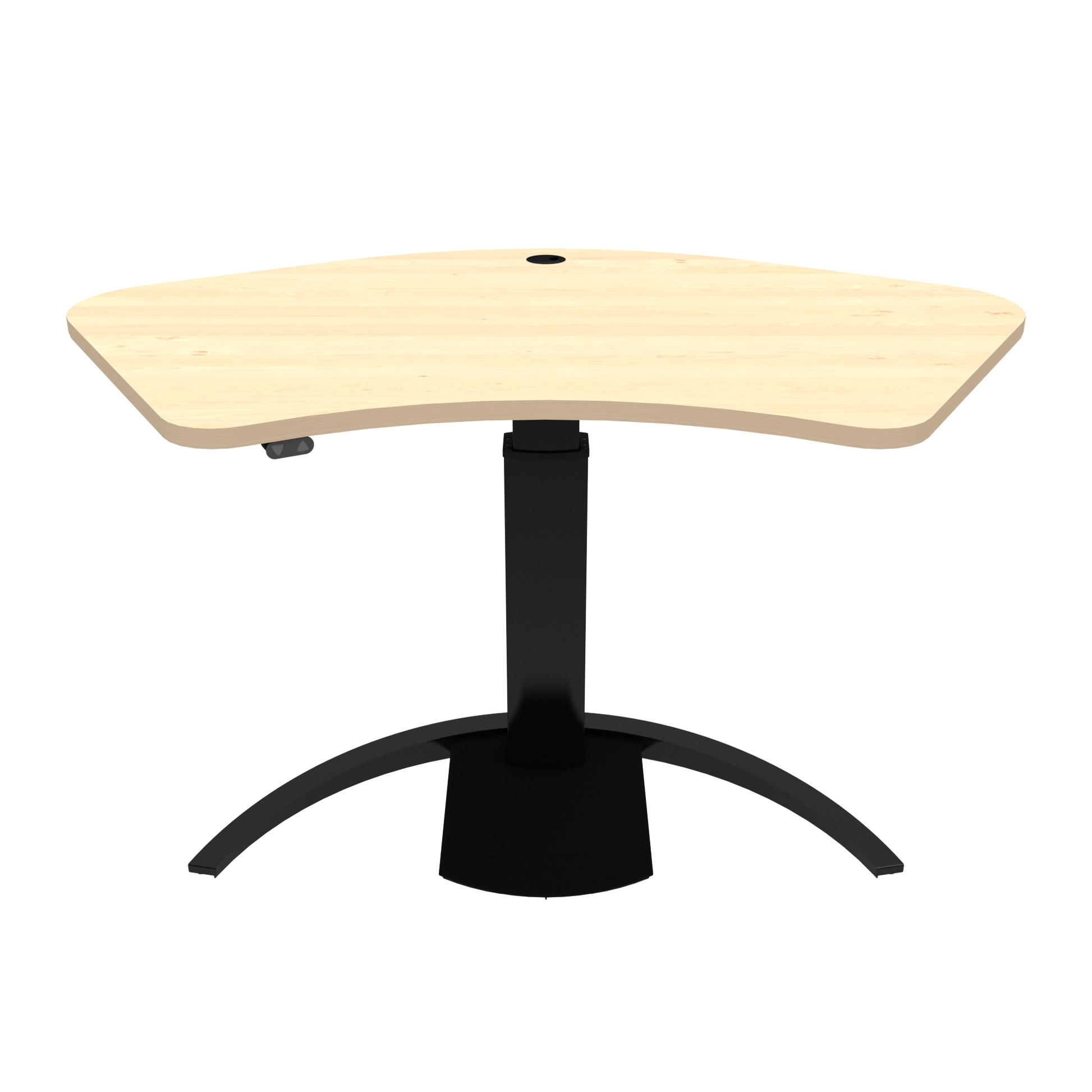 Electric Standing Desk Single Column Frame with Anti Skid Pad