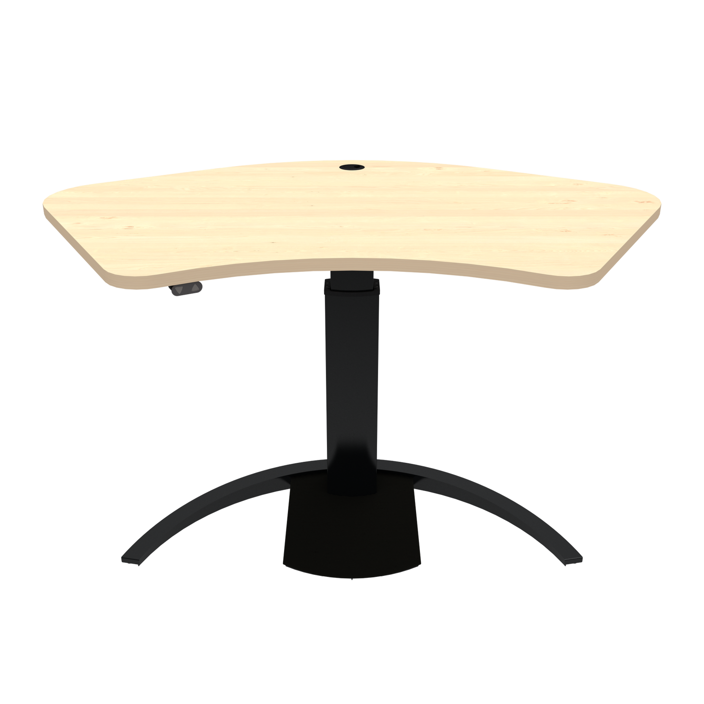 Electric Standing Desk Single Column Frame with Anti Skid Pad