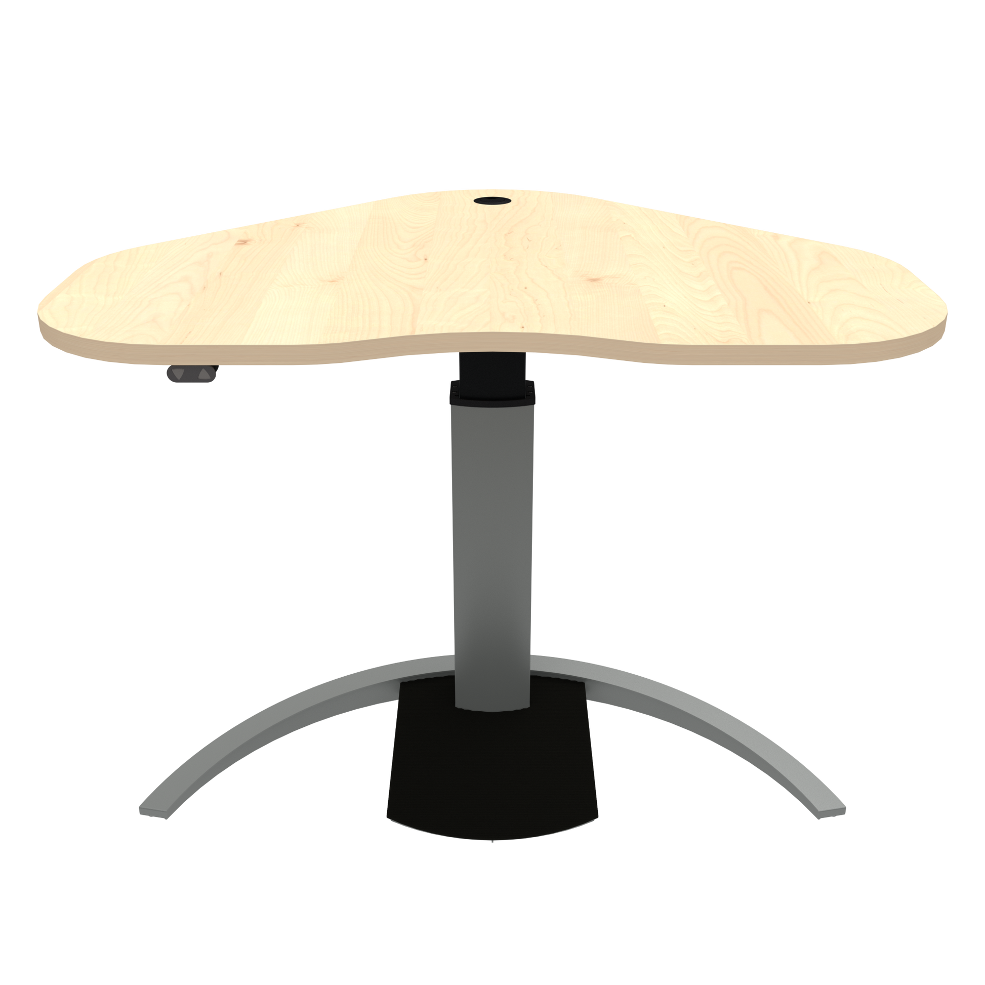 Electric Standing Desk Single Column Frame with Anti Skid Pad