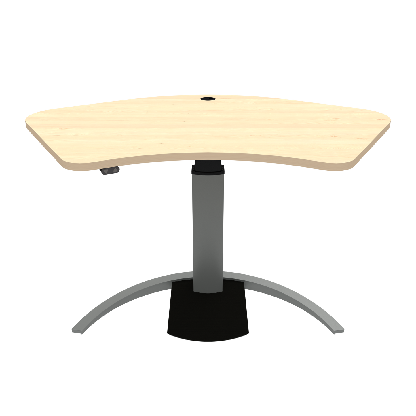 Electric Standing Desk Single Column Frame with Anti Skid Pad