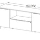 Stavanger Filing Cabinet Storage & Credenza in Dark Grey
