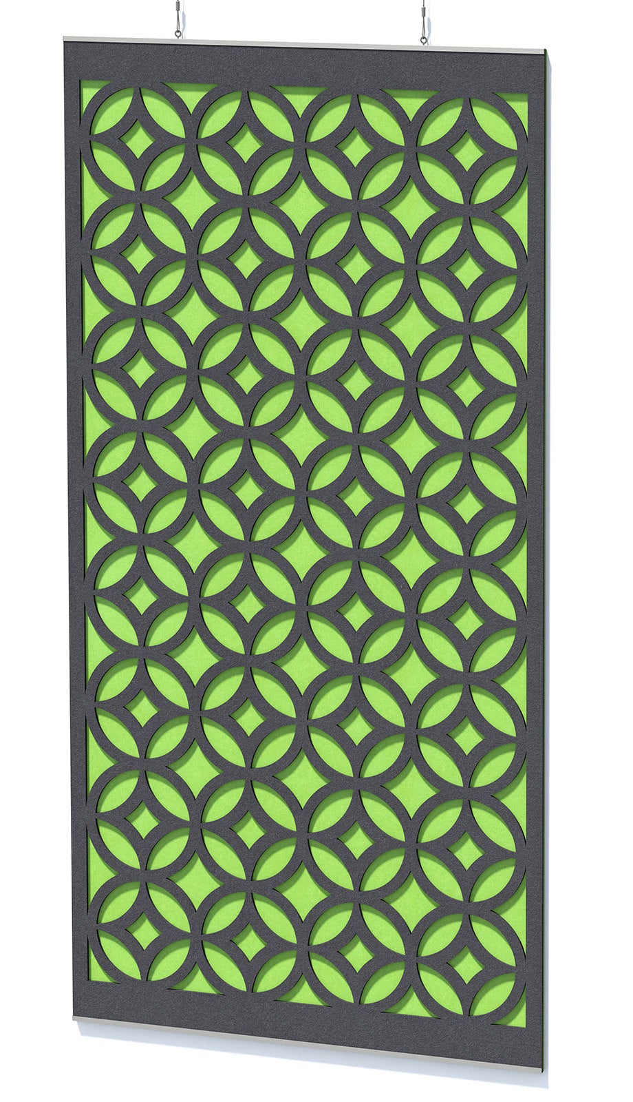 EchoDeco 85% Acoustic Design Wall Panel Back with Solid Panel 47"W