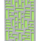 EchoDeco 85% Acoustic Design Wall Panel Back with Solid Panel 47"W