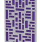 EchoDeco 85% Acoustic Design Wall Panel Back with Solid Panel 47"W