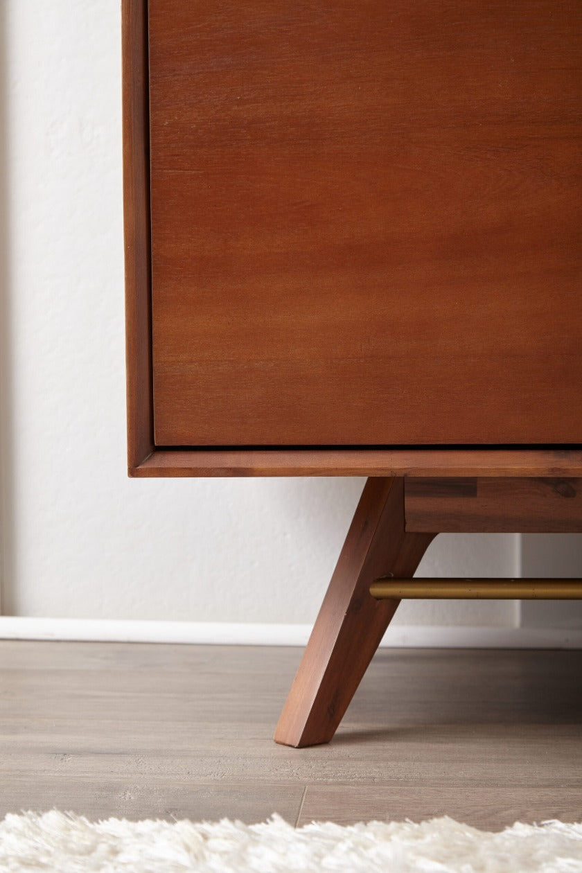 Denali Credenza Sideboard 71 x 30 Inches In Walnut 