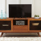 Denali Media Cabinet 71" x 30" / Walnut Finish