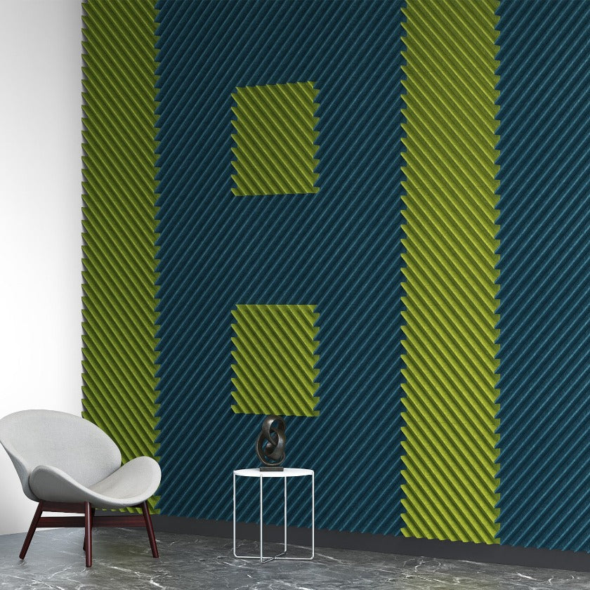 EchoDeco Acoustic Blade Wall Tiles Highly NRC Rate