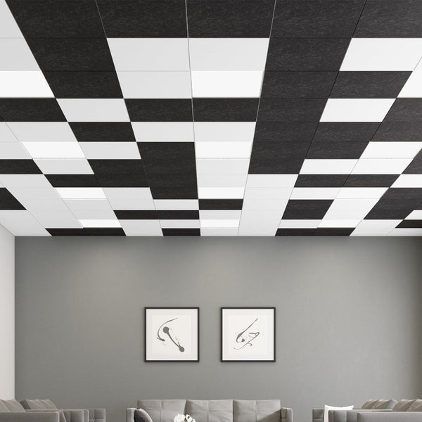 EchoDeco 85% Acoustic Ceiling Tile 23.75W x 23.75H