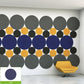 EchoDeco 90%  Artistic Acoustic Wall Tiles Circle Shape 12"and 24"