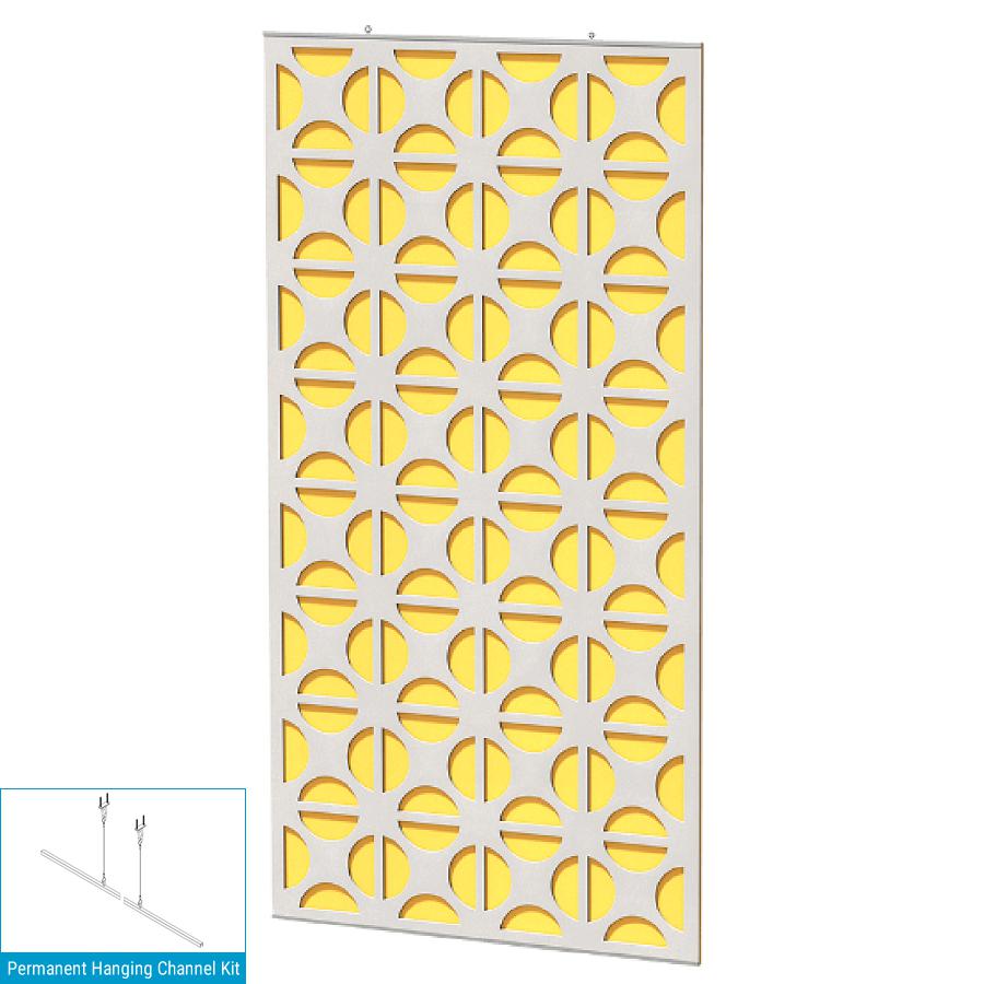 EchoDeco 85% Acoustic Wall Panel Divider  47"W X 47"H
