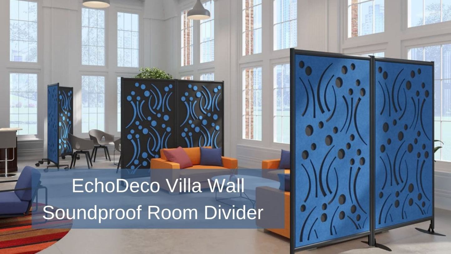 EchoDeco Villa Wall 85% Acoustic Decorative Divider