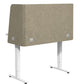 EchoWrap Desk Dividers Acoustic Privacy L Panels Oat Color 18"H