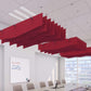 Echodeco Acoustic Ceiling Baffles 3/8" (9MM) 48"W x 60"D - EGYR Desk