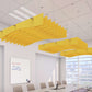 Echodeco Acoustic Ceiling Baffles 3/8" Thickness 60"W x 48"D - egyr desk