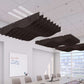 Echodeco 90% Acoustic Ceiling Baffles Wave Design 48-96"W