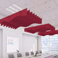 Echodeco Acoustic Ceiling Baffles 3/8" Thickness 60"W x 48"D - egyr desk