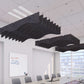 Echodeco Acoustic Ceiling Baffles 3/8" Thickness 60"W x 48"D - egyr desk