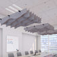 Echodeco Acoustic Ceiling Baffles 3/8" Thickness 60"W x 48"D - egyr desk