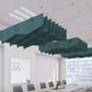 Echodeco Acoustic Ceiling Baffles 3/8" Thickness 60"W x 48"D - Egyr desk