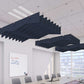 Echodeco Acoustic Ceiling Baffles 3/8" Thickness 60"W x 48"D - Egyr desk