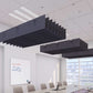 Echodeco Acoustic Ceiling Baffles 3/8" Thickness 48"W x 48"D - egyr desk