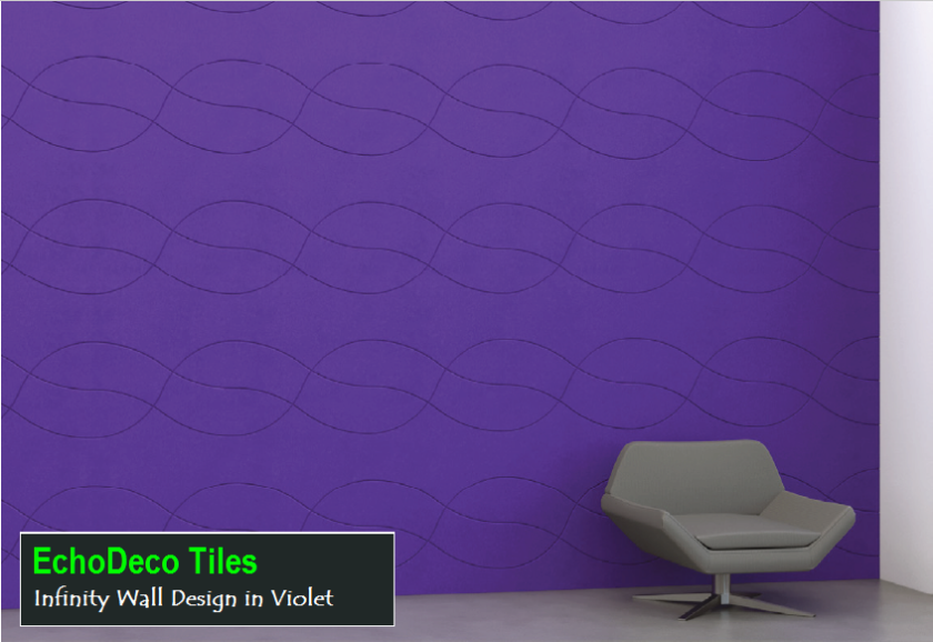 Echodeco Acoustic Wall Tiles  23.5"W x 23.5"H (Qty 8)