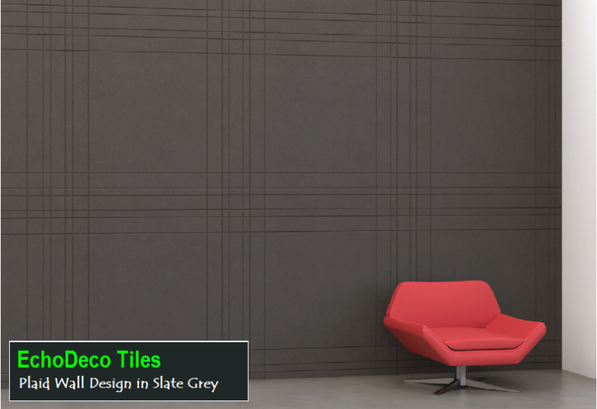 Echodeco Acoustic Wall Tiles  23.5"W x 23.5"H (Qty 8)
