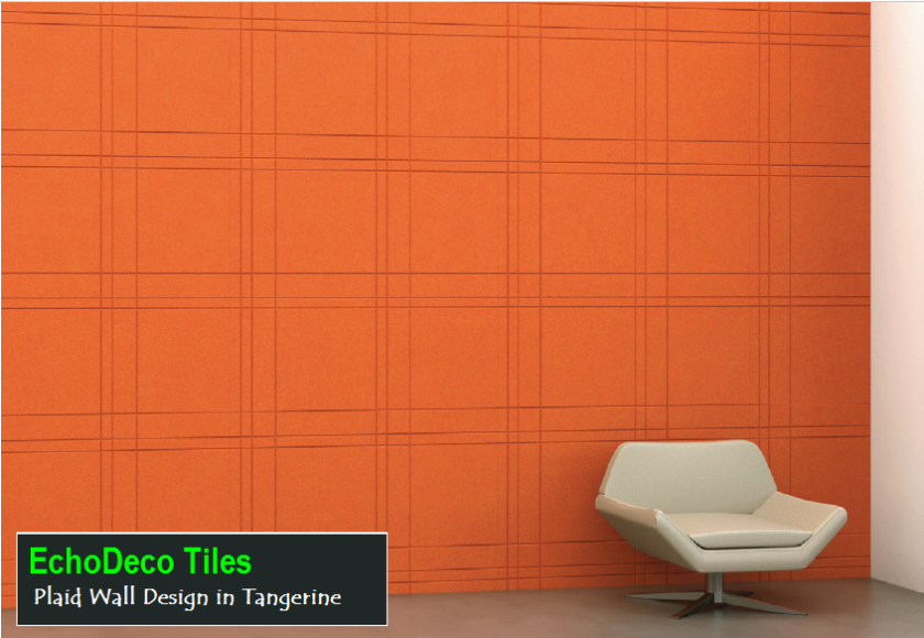 Echodeco Acoustic Wall Tiles  23.5"W x 23.5"H (Qty 8)