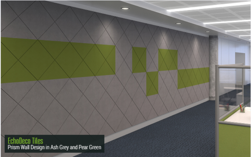 Echodeco Acoustic Wall Tiles  23.5"W x 23.5"H (Qty 8)