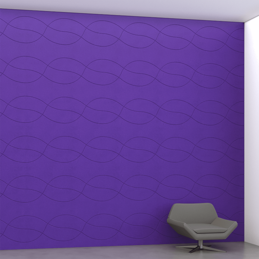 Echodeco Acoustic Wall Tiles  23.5"W x 23.5"H (Qty 8)