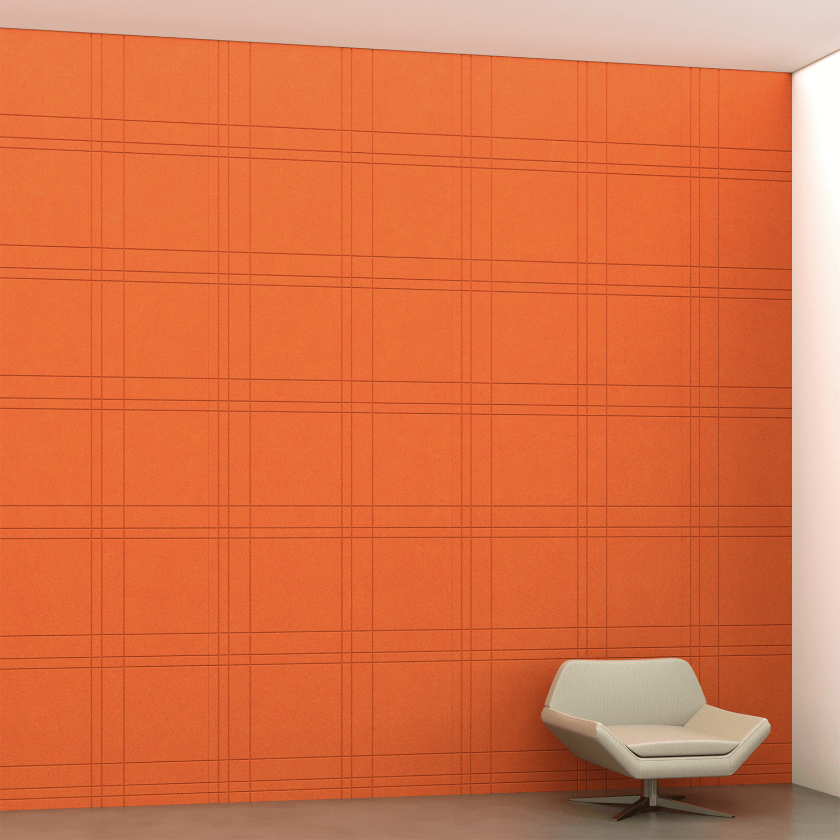Echodeco Acoustic Wall Tiles  23.5"W x 23.5"H (Qty 8)