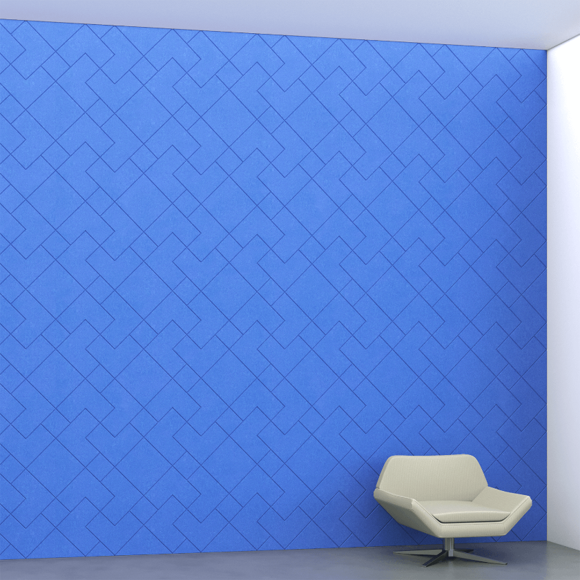 Echodeco Acoustic Wall Tiles  23.5"W x 23.5"H (Qty 8)