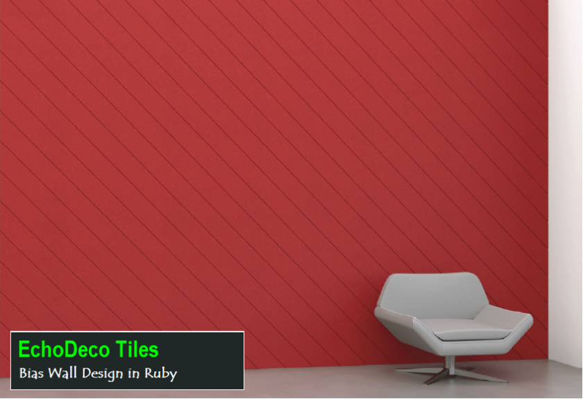 Echodeco Acoustic Wall Tiles  23.5"W x 23.5"H (Qty 8)