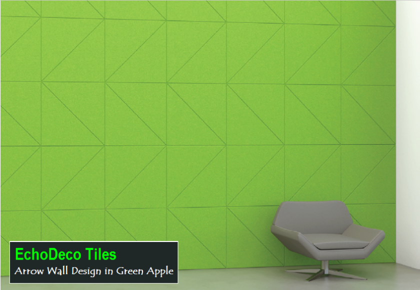 Echodeco Acoustic Wall Tiles  23.5"W x 23.5"H (Qty 8)