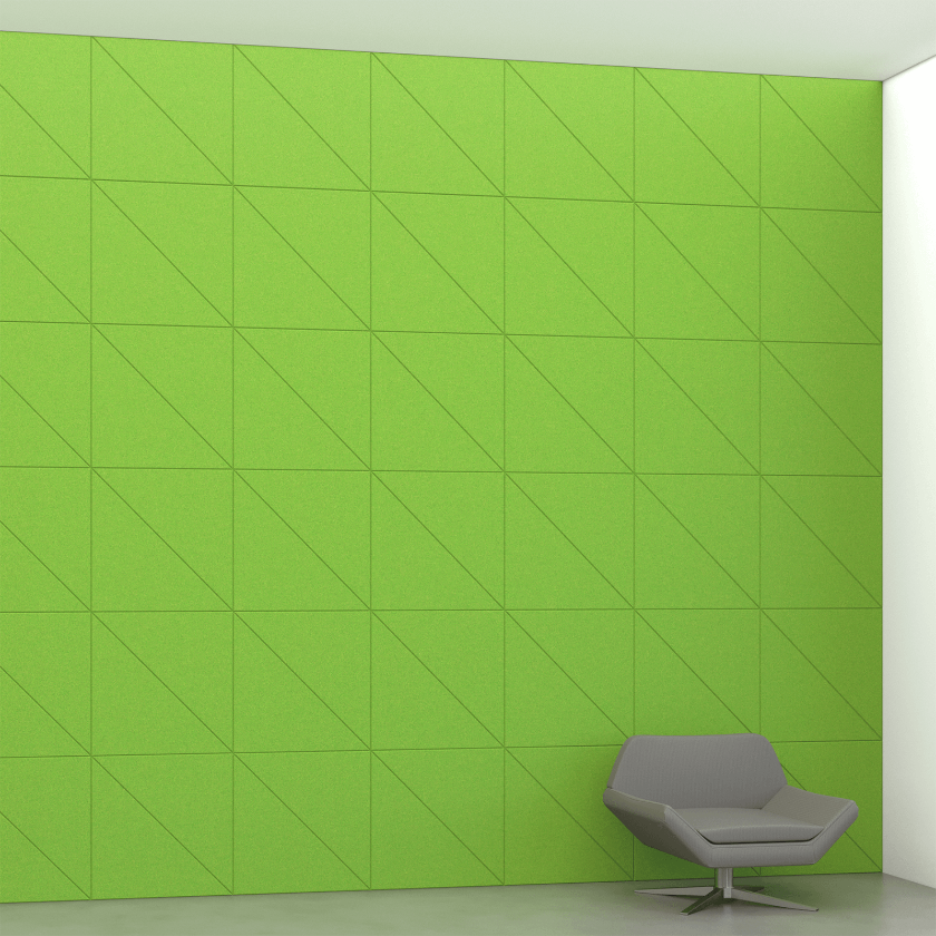 Echodeco Acoustic Wall Tiles  23.5"W x 23.5"H (Qty 8)