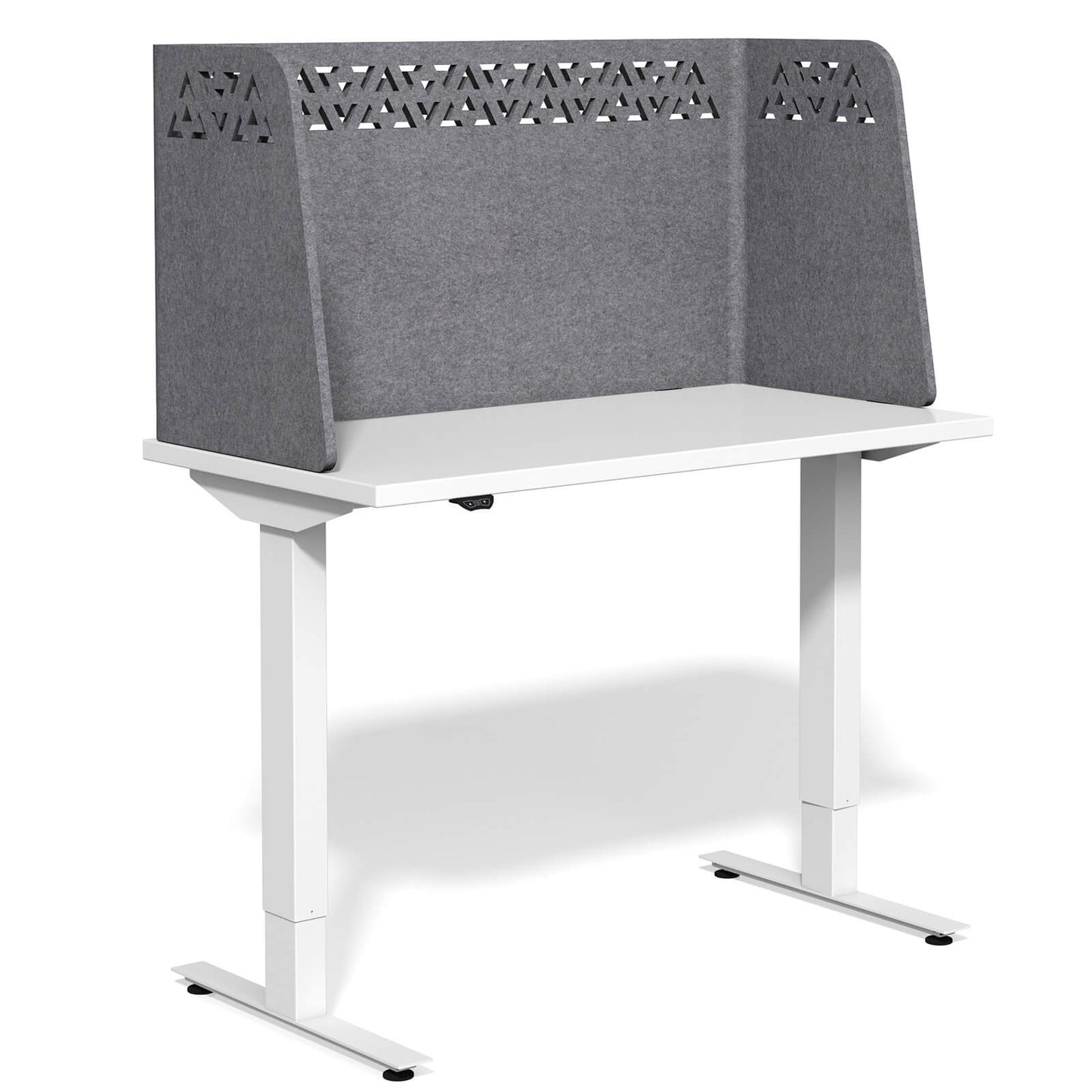 EchoWrap Enclave 90% Acoustic Desk Divider U- Panel